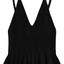 SweatyRocks Women's Casual Knit Top Sleeveless Ruffle Hem V Neck Peplum Crop Tank Top