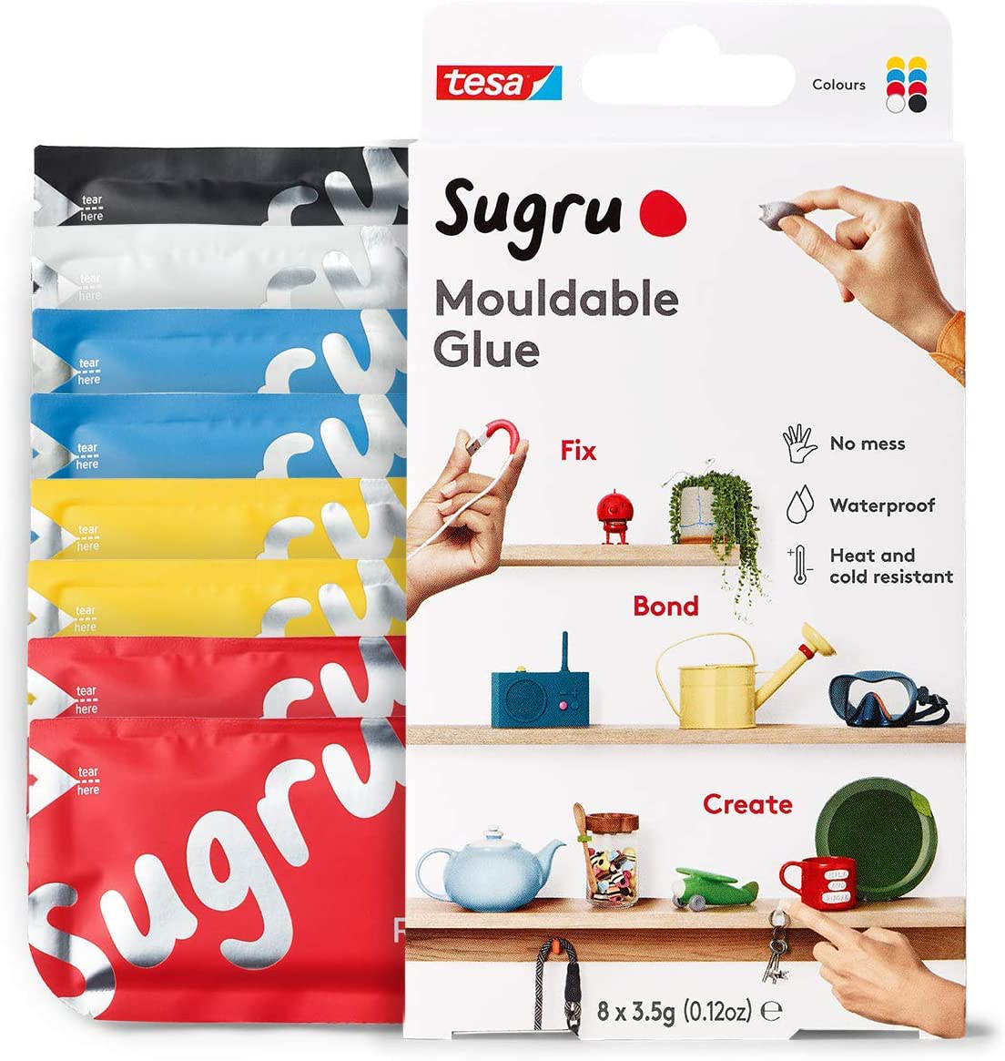 Sugru I000954 Multi-Purpose Glue for Creative Fixing and Making