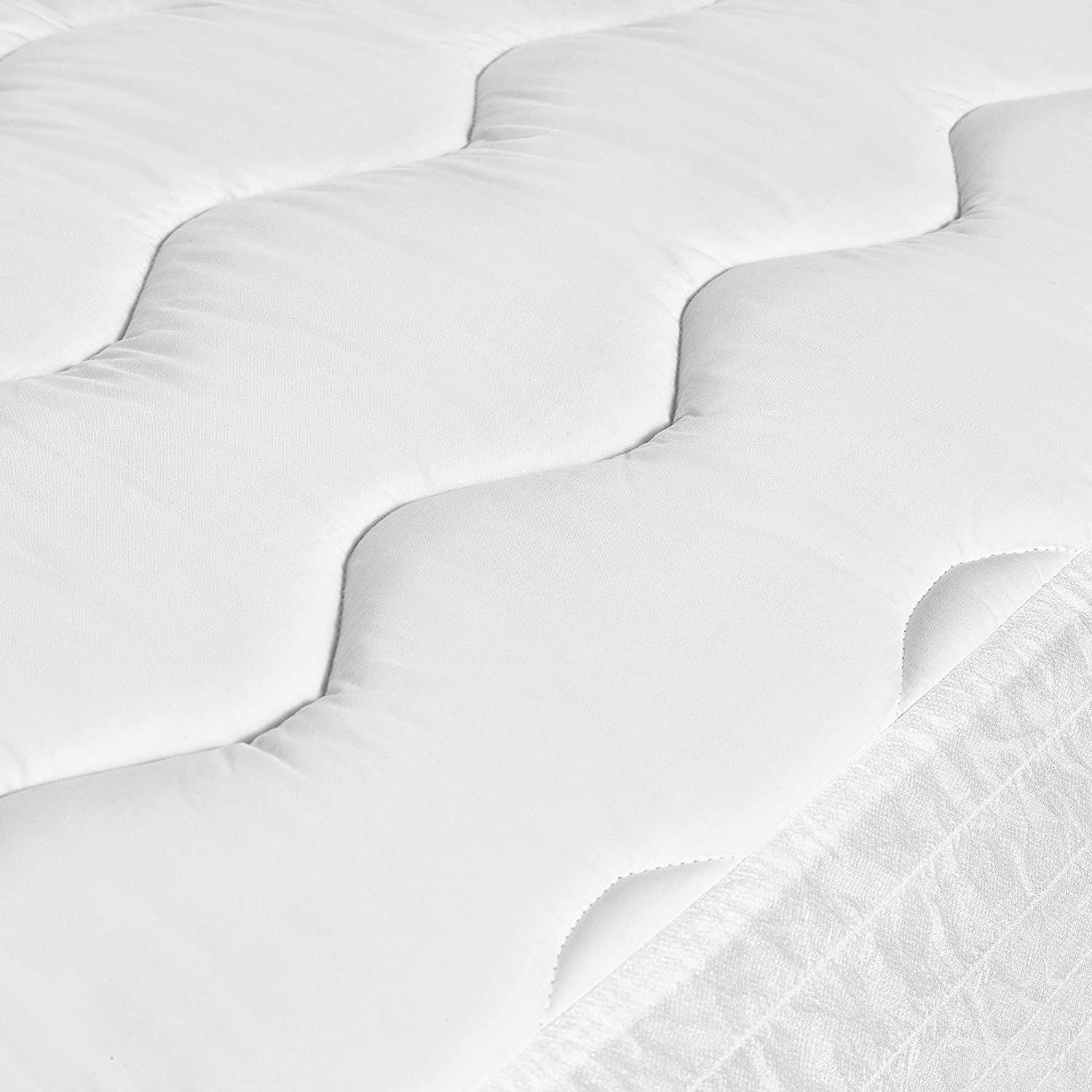 I AM Waterproof Mattress Pad, Queen, White