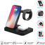 3 in 1 Wireless Charging Station,15W Fast Charging Stand for Iphone 13/12/11/Pro/Pro Max/Xr/Xs/X/8 Plus,Iwatch SE 6 5 4 3 2,Airpods,Samsung Galaxy Phone
