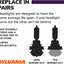 SYLVANIA - H11 XtraVision - High Performance Halogen Headlight Bulb, High Beam, Low Beam and Fog Replacement Bulb (Contains 2 Bulbs) (H11XV.BP2)