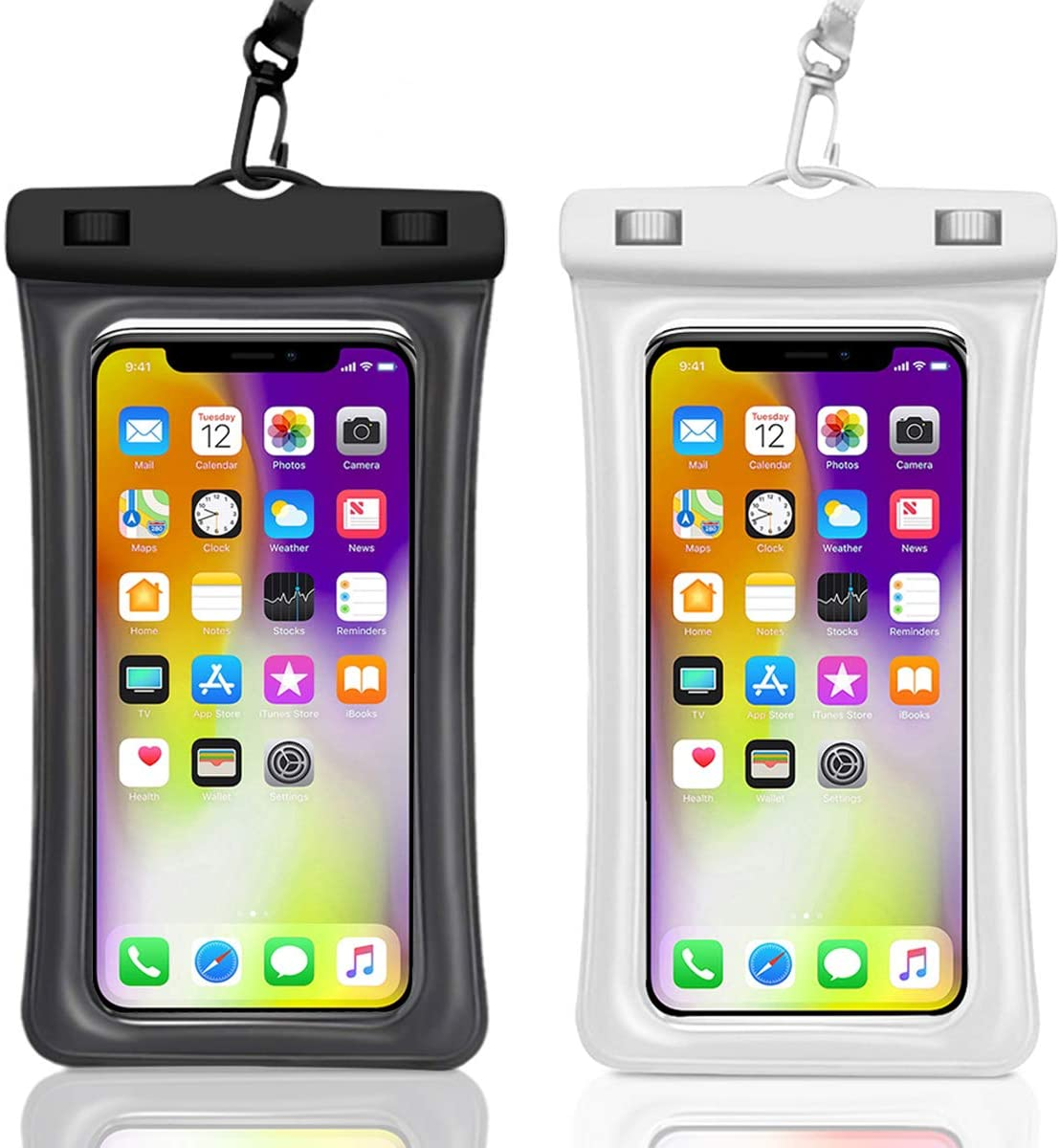 2 Pack Universal Waterproof Case,Waterproof Phone Pouch 