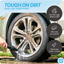 Brush Hero Wheel Brush - Auto Cleaning Kit w/ Water-Powered Rim Cleaner to Scrub and Wash Tires, Grills, Bike & Motorcycle Wheels - Car Detailing Spinning Brushes