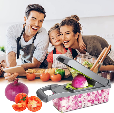 XL Multi 11-In-1 Vegetable Chopper Slicer Cutter, with Mandoline Slicer Cutter Chopper