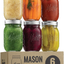 Regular-Mouth Glass Mason Jars, 16-Ounce (6-Pack) Glass Canning Jars with Silver Metal Airtight Lids and Bands with Measurement Marks, for Canning, Preserving, Meal Prep, Overnight Oats, Jam, Jelly,