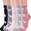 Jeasona Women'S Fun Socks Cute Cat Animals Funny Funky Novelty Cotton Gifts