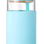 tronco 20oz Glass Tumbler Straw Silicone Protective Sleeve Bamboo Lid - BPA Free (Cape Cod Blue)