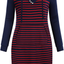 Kimmery Womens Hoodie Dresses Buttons Kangaroo Pocket Casual Sweatshirt for Fall