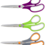 Multipurpose, Comfort Grip, Titanium Fused, Stainless Steel Office Scissors - Pack of 3