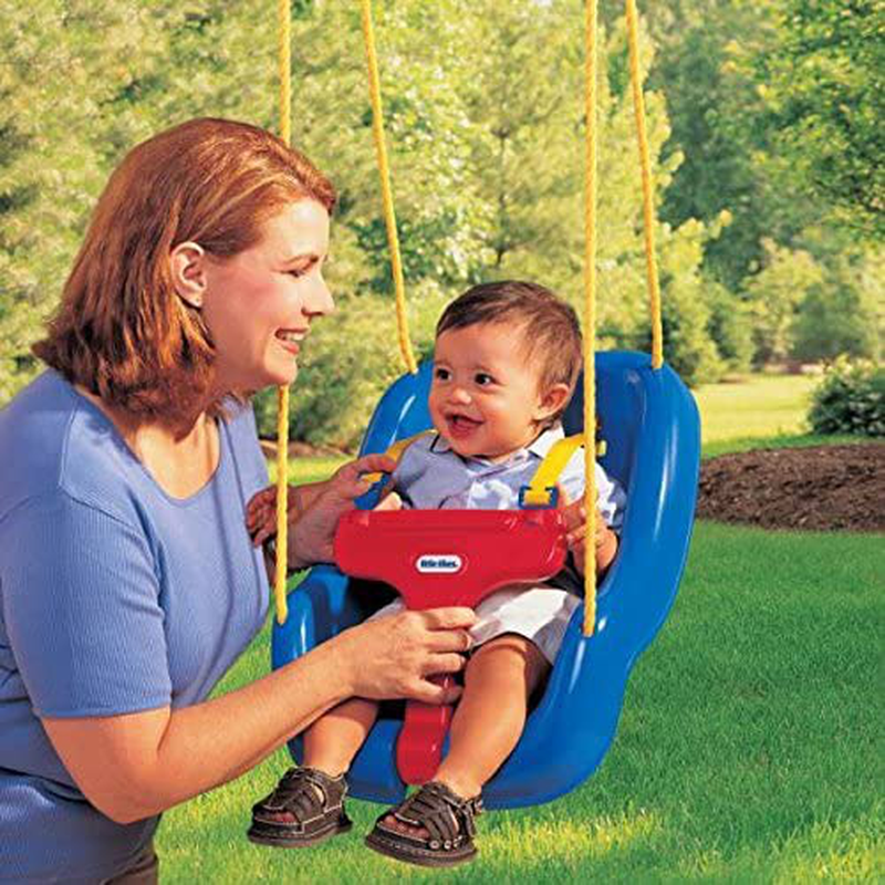 Little Tikes 2 -in- 1 Snug 'n Secure Grow With Me Swing - Blue