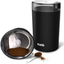 Kaffe Electric Coffee Grinder - Black - 3oz Capacity with Easy On/Off Button. Cleaning Brush Included. Grind Fresh Coffee Beans Every Time!