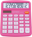 Desktop Calculator 12 Digit with Large LCD Display and Sensitive Button, Solar and Battery Dual Power, Standard Function for Office, Home, School, CD-2786 (Pink)