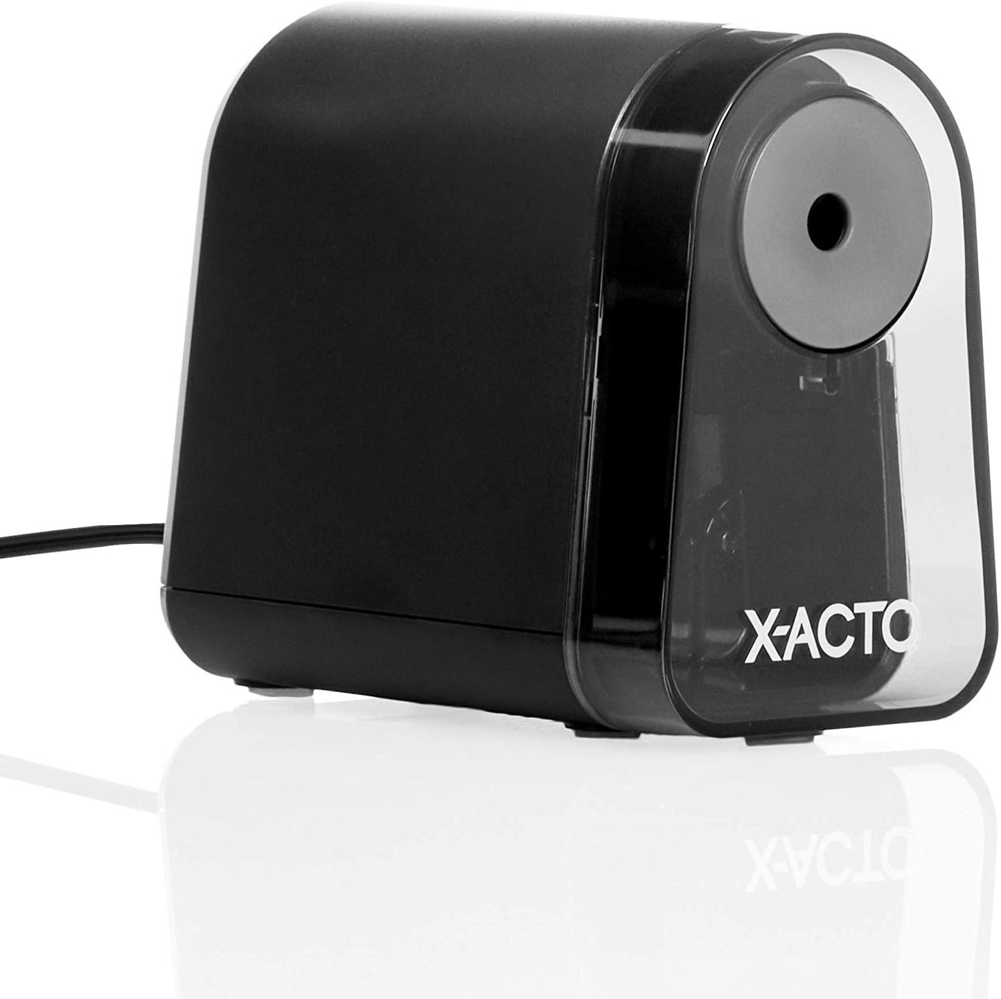 X-ACTO Pencil Sharpener | Mighty Mite Electric Pencil Sharpener, With Pencil Saver, SafeStart Motor, Black, 1 Count