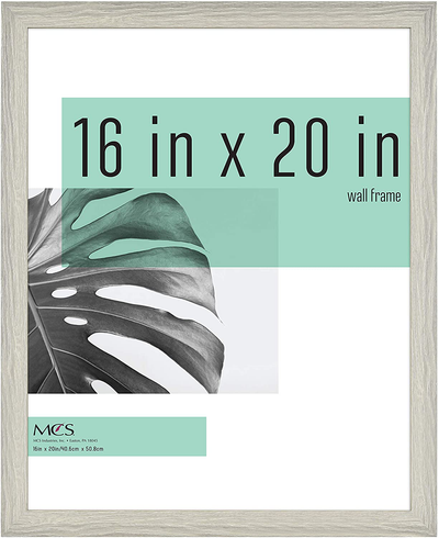 MCS Industries Studio Gallery Frames, 16x20 in, Gray Woodgrain