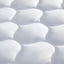 SLEEP ZONE Quilted Mattress Pad Cover - Extra Thick Soft Fluffy Bedding Topper Pillow Top Upto 21 inch Deep Pocket, White, King