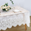 14X120 Inch Lace Table Runner Rectangle Table Runner Baby Shower Table Runner Farmhouse Boho Tabletop Decorations