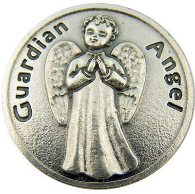 Religious Gift Cherub Baby Angel InchMy Guardian Angel Loves Me Inch Pocket Token