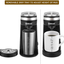 CHULUX Single Serve Coffee Brewer for Pod Capsule with 12 Ounce Built-in Water Tank,800 Watts,Gray