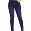Yehopere Women's Pull-on High Waist Elastic Stretch Shaping Skinny Jeans