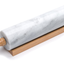 Fox Run Polished Marble Rolling Pin with Wooden Cradle, 10-Inch Barrel, White
