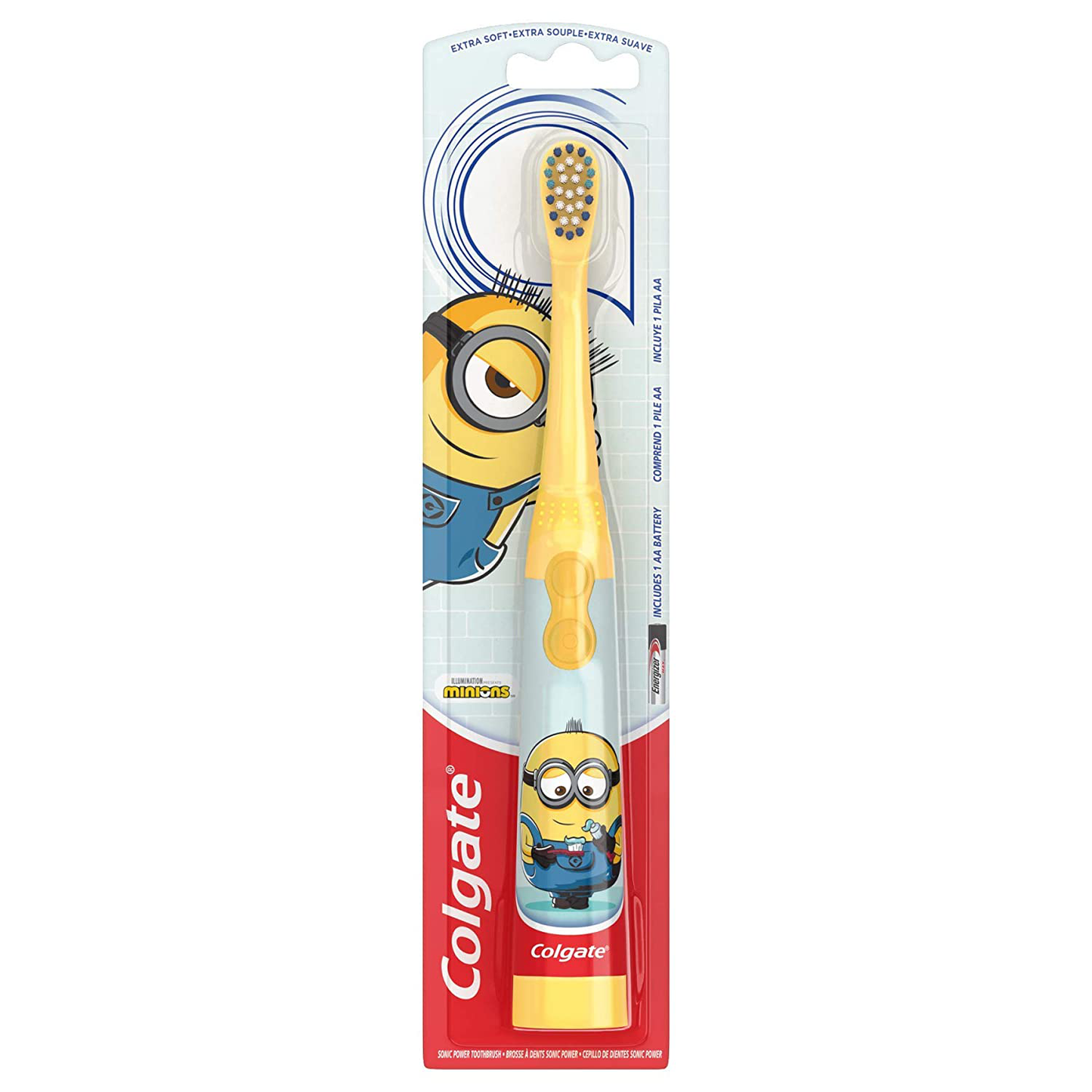 Colgate Kids Electric Battery Powered Toothbrush for Ages 3+, Extra Soft