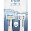 Triple Bristle Replacement Brush Head Refills Compatible with Triple Bristle Brand Sonic Toothbrush Color Changing Indicator Bristles