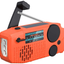Portable Solar Emergency Hand Crank AM FM NOAA Weather Radio for Home Outdoor with LED Flashlight, 2000mAh Power Bank USB Charger, SOS Alarm,Battery Display