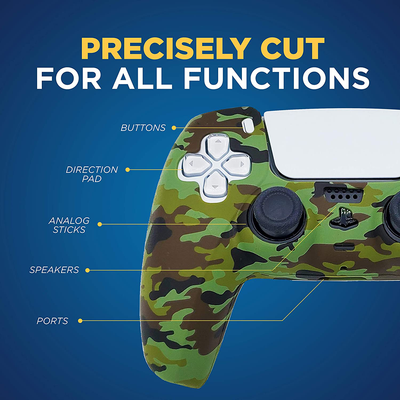 PS5 Silicone Gel Grip Controller Cover Skin Protector Compatible for Sony Playstation 5