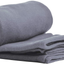World'S Best Cozy-Soft Microfleece Travel Blanket, 50 X 60 Inch, Charcoal