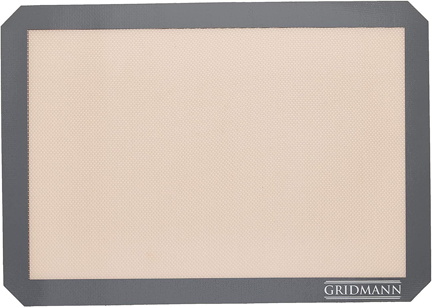 GRIDMANN Pro Silicone Baking Mat - Set of 2 Non-Stick Half Sheet (16-1/2" X 11-5/8") Food Safe Tray Pan Liners