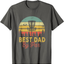 Mens Vintage Best Dad by Par Disc Golf Funny Father'S Day T-Shirt