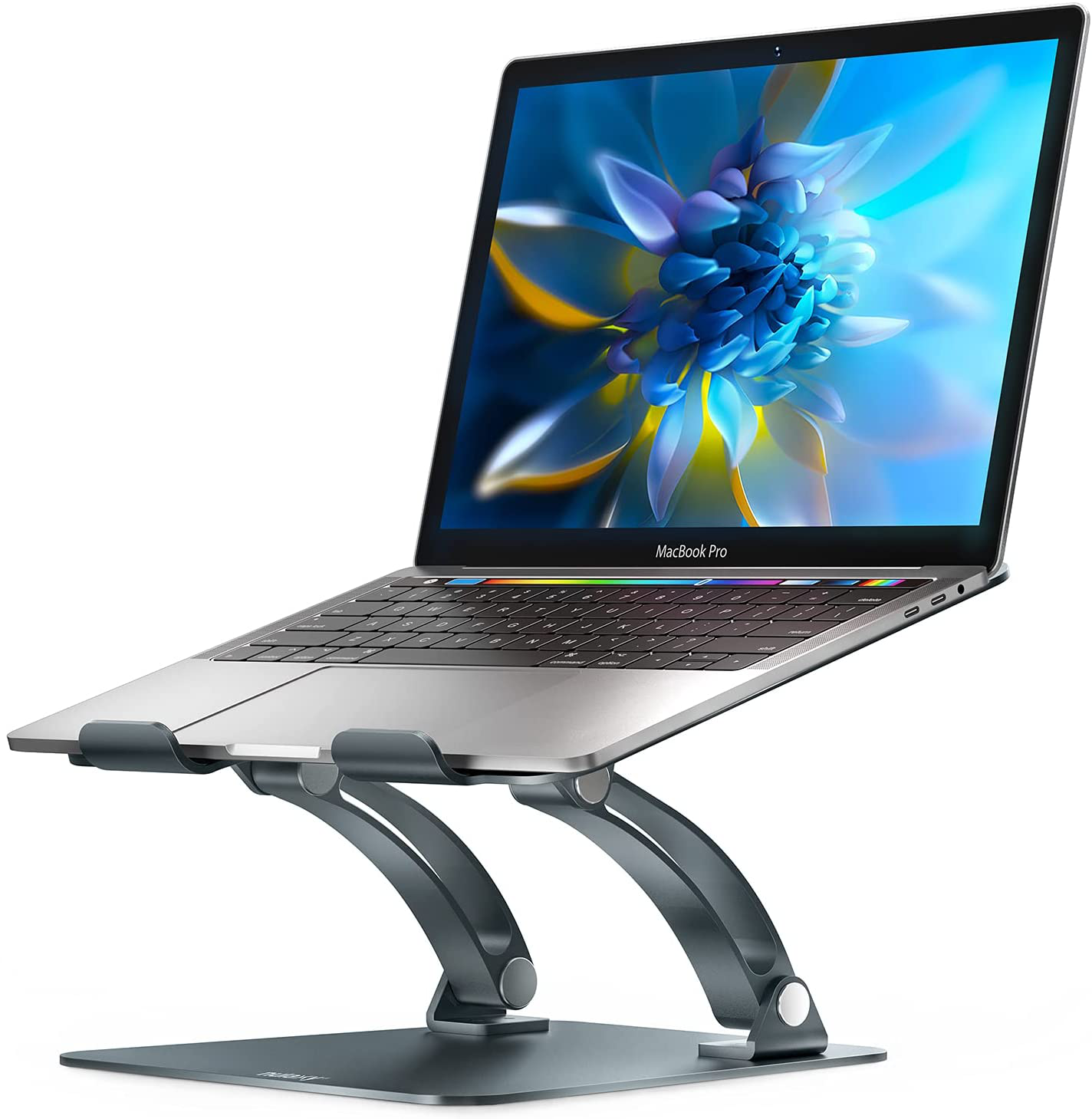 Nulaxy Laptop Stand, Ergonomic Height Angle Adjustable Computer Laptop Holder Compatible with All Laptops 11-17", Supports Up to 44 Lbs