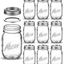 Regular-Mouth Glass Mason Jars, 16-Ounce Glass Canning Jars with Silver Metal Airtight Lids and Bands with Measurement Marks, for Canning, Preserving, Meal Prep, Overnight Oats, Jam, Jelly, (10 Pack)