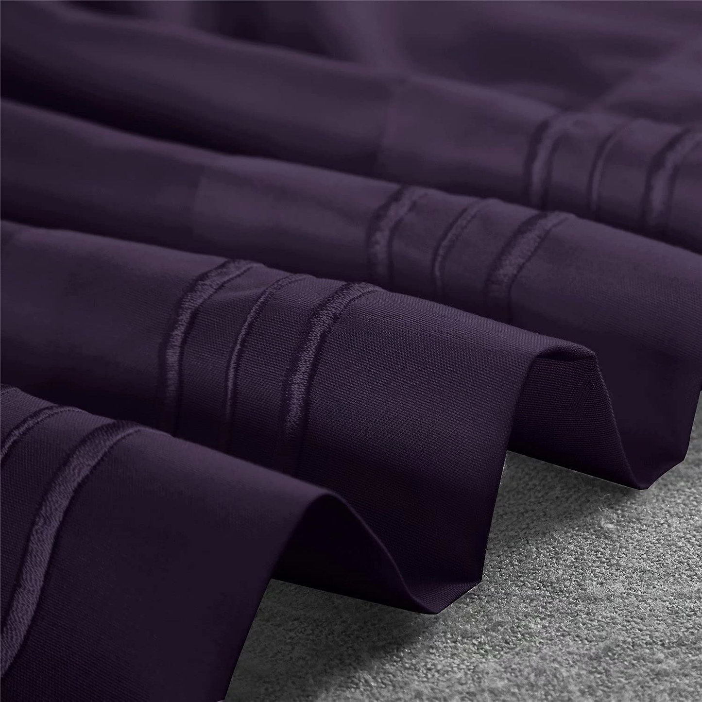 Bed Sheet Set 4 Piece Extra Soft Luxury Brushed Microfiber 1800 Thread Count with Deep Pockets