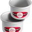 Fat Daddio's Anodized Aluminum Round Cake Pans, 2 Piece Set, 4 x 3 Inch