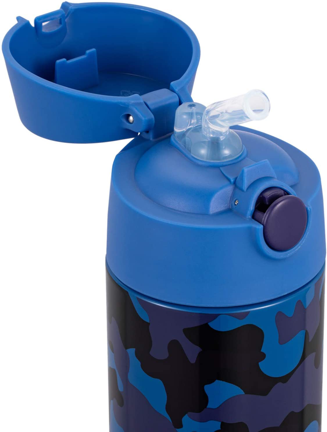 Snug Kids Water Bottle - insulated stainless steel thermos with straw