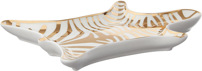 Jonathan Adler Metallic Zebra Dish