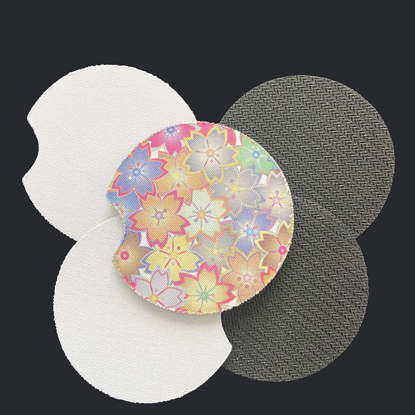 Blank Neoprene Car Coasters for Sublimation Blank Car Coaster 10Pcs Sublimation Blanks