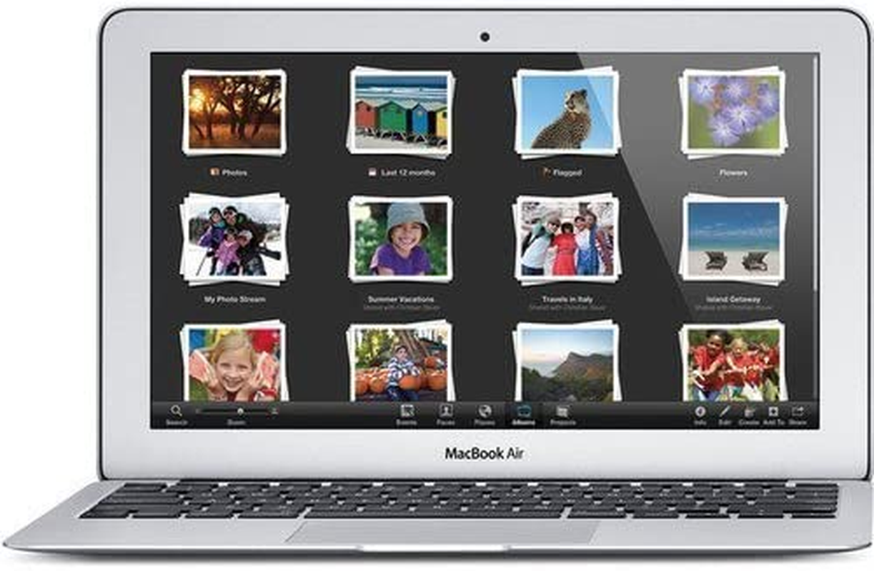 Apple MD711LL/A Macbook Air 11.6-Inch Laptop (1.3Ghz Intel Core I5 Dual-Core, 4GB RAM, 128GB SSD, Wi-Fi, Bluetooth 4.0) (Renewed)