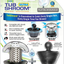 TubShroom Ultra Revolutionary Bath Tub Drain Protector Hair Catcher/Strainer/Snare, Stainless Steel