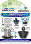 TubShroom Ultra Revolutionary Bath Tub Drain Protector Hair Catcher/Strainer/Snare, Stainless Steel