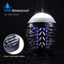 Bug Zapper Mosquito Killer Fly Trap Mosquito Attractant Trap with Camping Lamp for Outdoor and Indoor, Cordless Zapper with Hook, Hangable