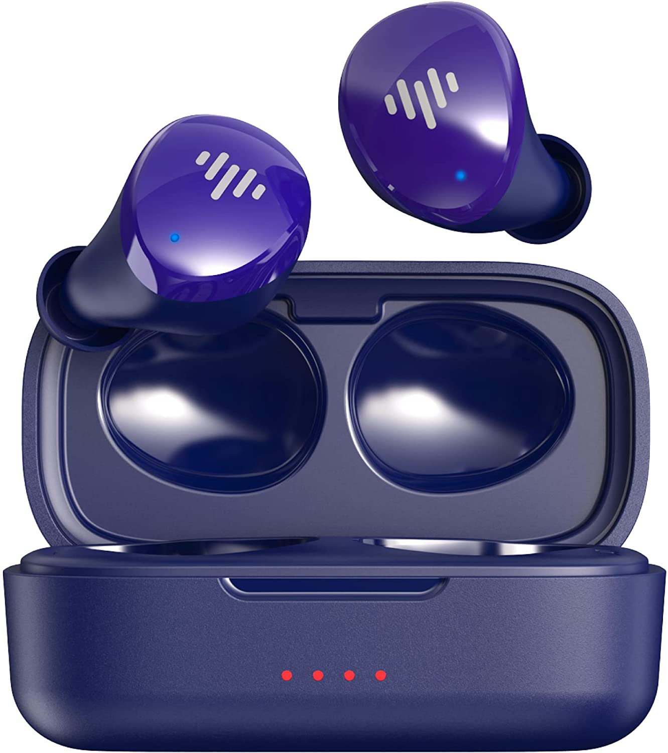 Wireless Earbuds Bluetooth in-Ear True Cordless with Hands-Free Call MEMS Microphone, IPX6 Waterproof Protection, Long Playtime; Includes Compact Charging Case & 4 Ear Tips