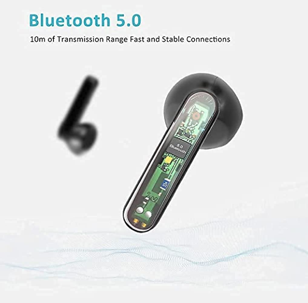 Earbuds HPKGMKG Charging Case Built, Wireless Earbuds Bluetooth,Mic Ipx5 Waterproof Earphones