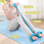 JIRVY Pedal Resistance Band Super Light Yoga Strap Elastic Pull Rope Fitness Equipment for Sit-Up Bodybuilding Expander Abdomen Workout Arm Stretching Slimming Training Blue
