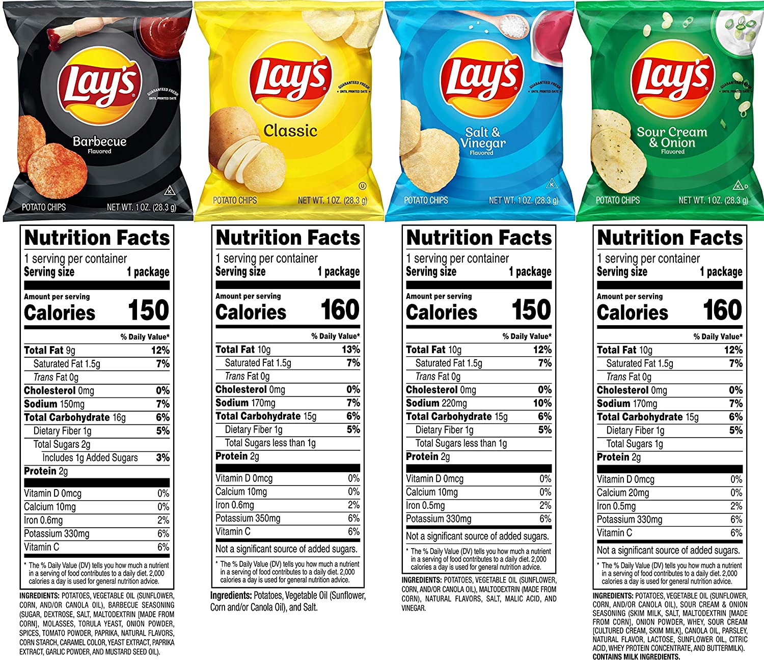Lay'S Potato Chip Variety Pack