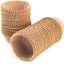 Caperci Standard Natural Cupcake Liners 500 Count, No Smell, Food Grade & Grease-Proof Baking Cups Paper