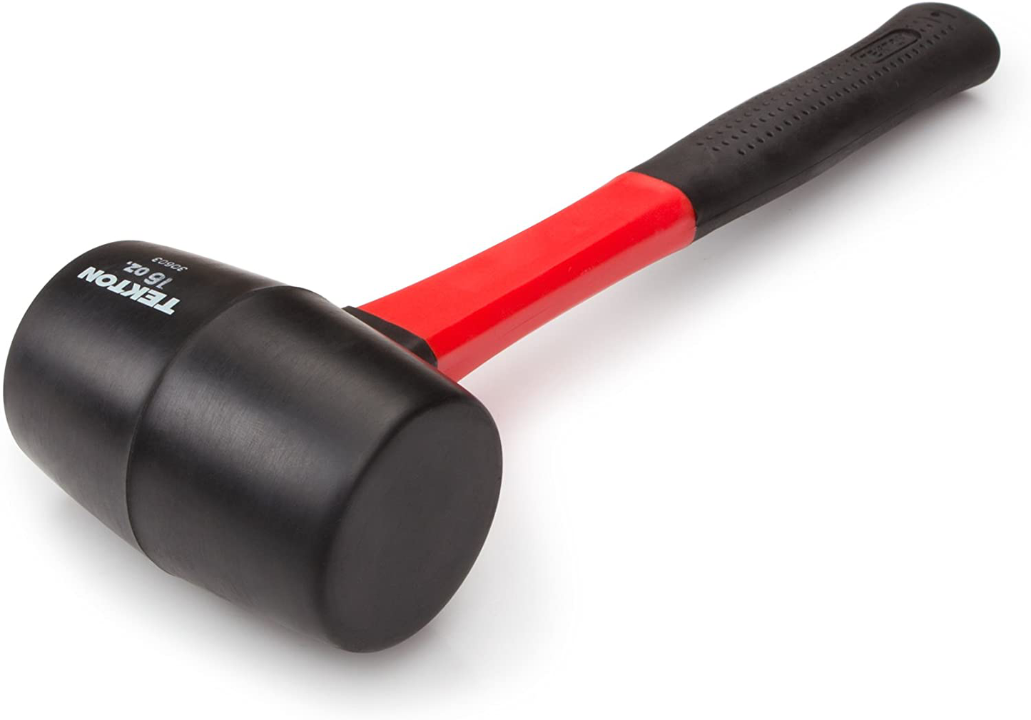 TEKTON 32 oz. Fiberglass Handle Rubber Mallet | 30605 , Black