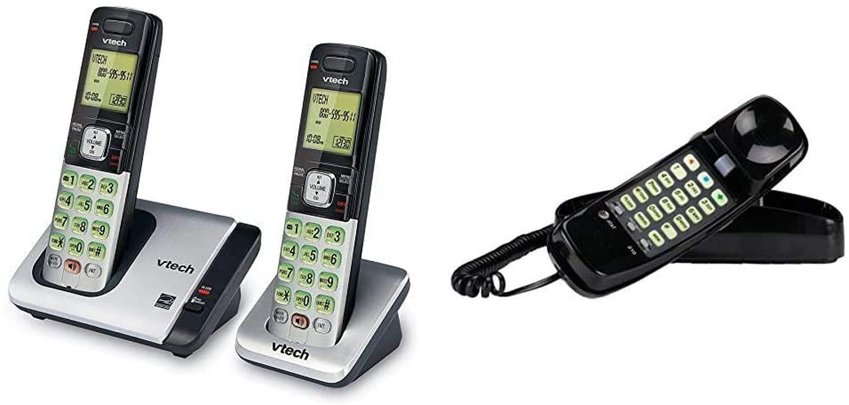 VTech CS6719-15 DECT 6.0 Phone with Caller ID/Call Waiting, 1 Cordless Handset