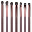 7Pcs Eyeshadow Brush Sets. Premium Eye Brush. Concealer, Eyebrow Brush, Contour Brush, Foundation Blending Brush by YUE SHEN NAN. (Sweet)